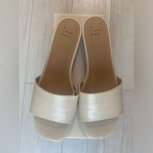 Tan summer sandals Size 8